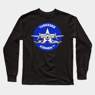 tuskegee airmen logo Long Sleeve T-Shirt